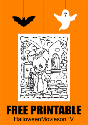 Dracula Coloring Page