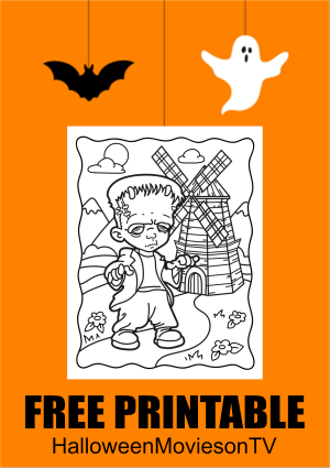 Frankenstein Coloring Page