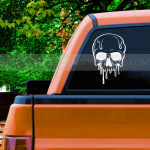 Dripping Skull Decal