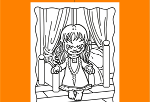 The Exorcist Coloring Page